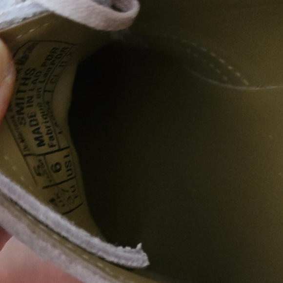 Dr Martens Smiths Oxford Shoes- Desert Oasis Suede, Peach Beige, Men's 5, W6 - Picture 5 of 10